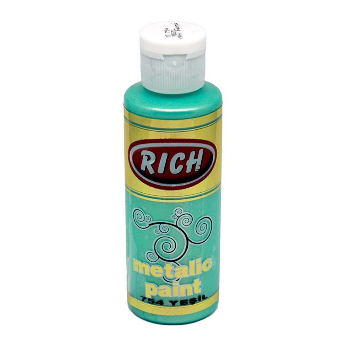 Rich Akrilik Boya Metalik Boya 120 Cc Yeşil 0754