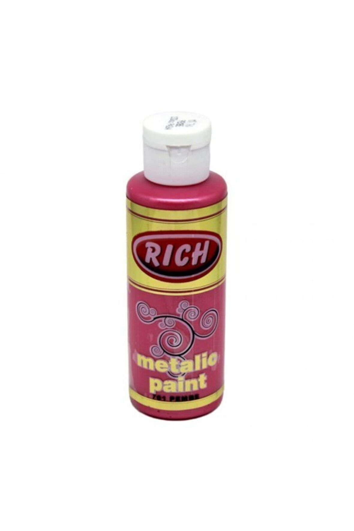 Rich Akrilik Boya Metalik 120 CC Pembe 0761