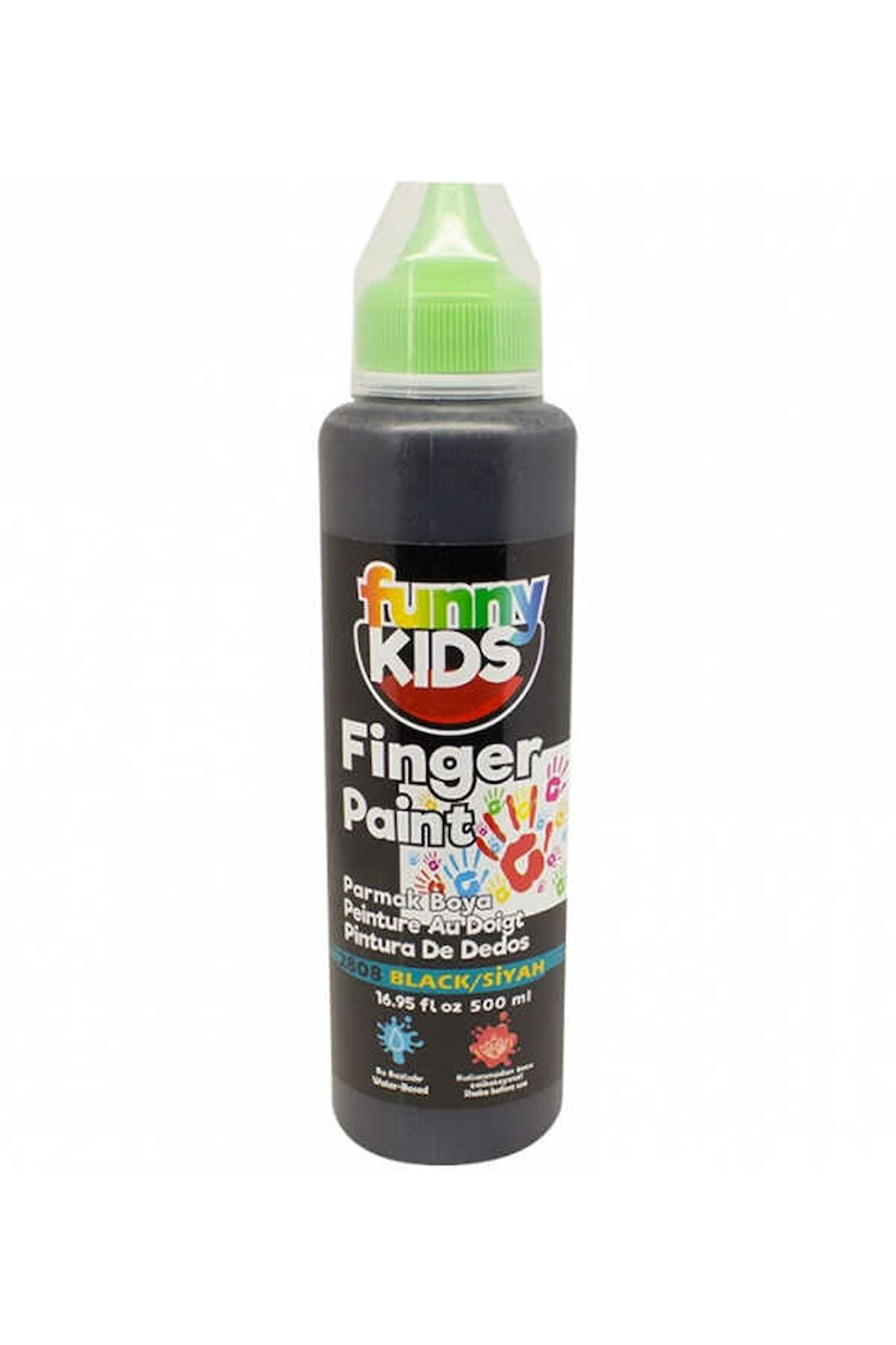 Funny Kids Siyah Parmak Boyası 500 ml