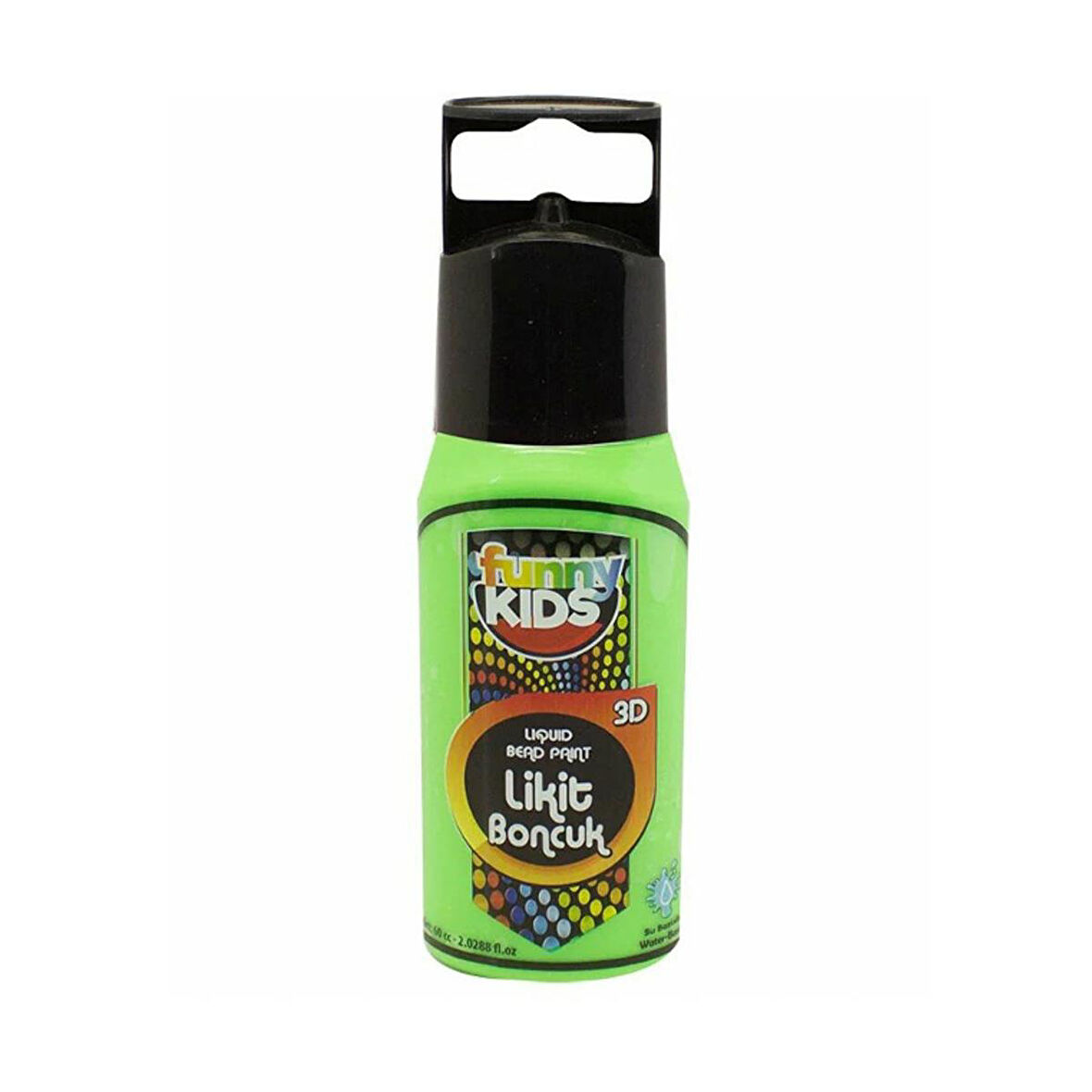 Rich Funny Kids Likit Boncuk Boyası 60cc NEON YEŞİL