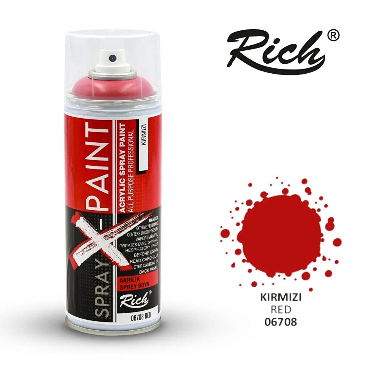 Rich Spray x Paınt 400 ml Kırmızı