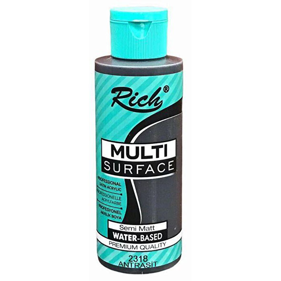 Rich Multi Surface Akrilik Boya 120ml 2318 Antrasit