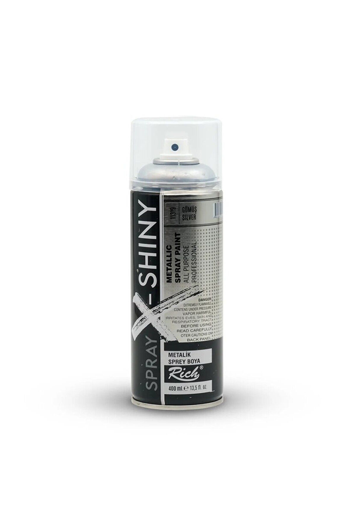 Art-x Spray-x Sprey Boya 400ml - 113119 Gümüş