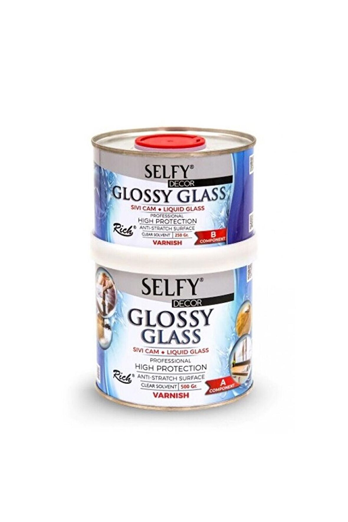 Glossy Glass Sıvı Cam 750 Gram