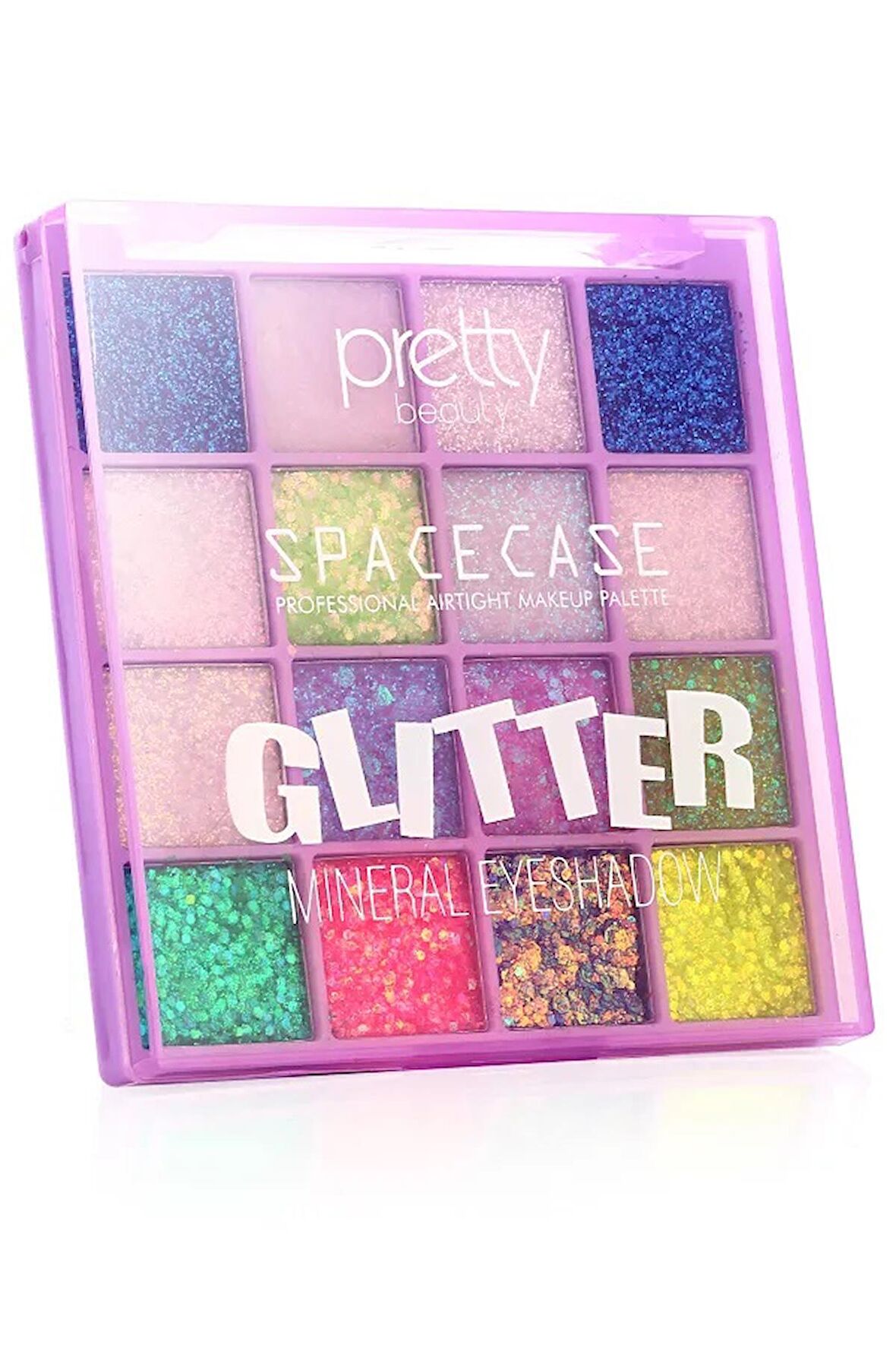 Pretty Beauty 16'lı Glitter Makyaj Paleti Gel Formüllü Göz Ve Vücut İçin PB:191