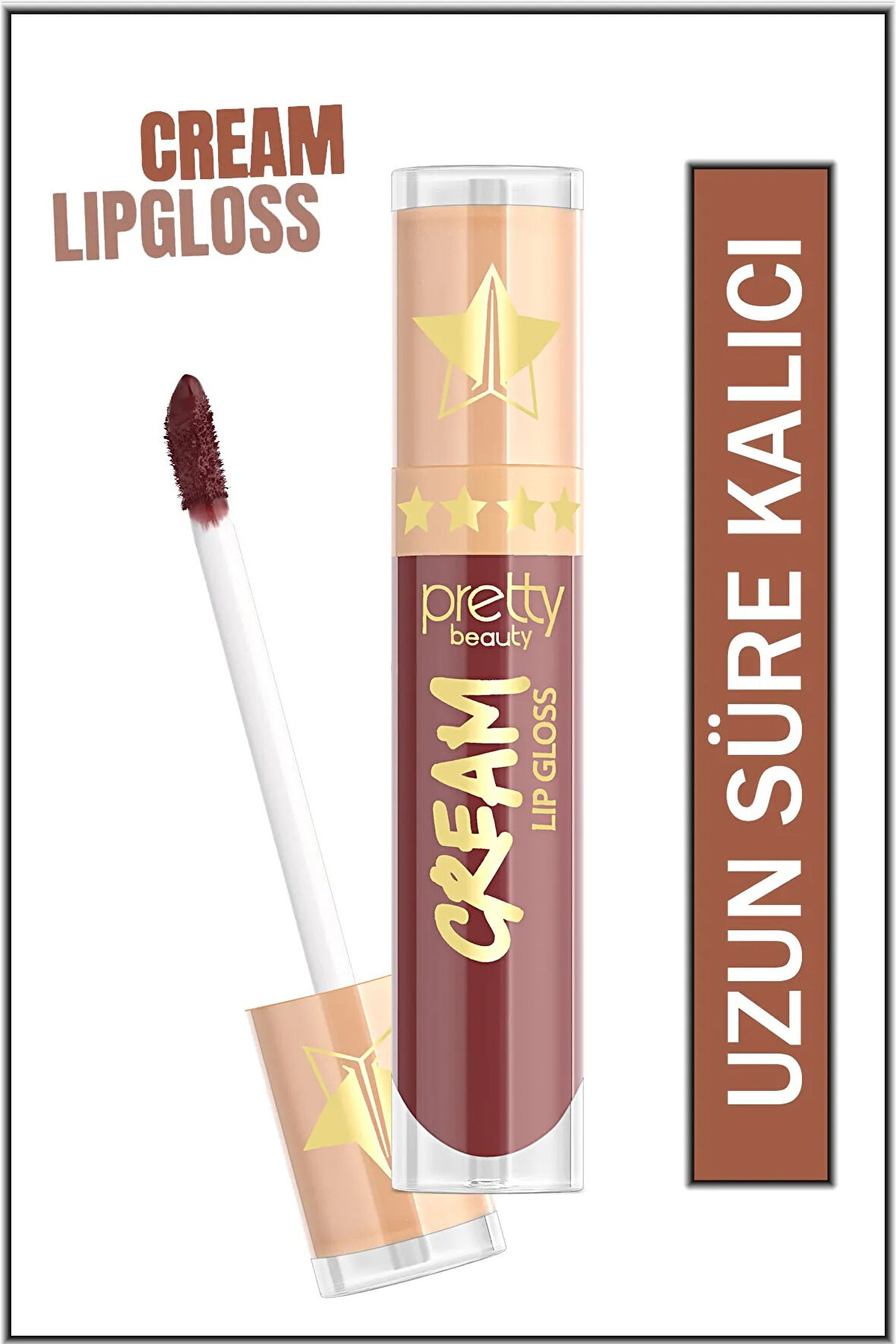 Pretty Beauty Cream Lipgloss & Uzun Süre Kalıcı Likit Ruj