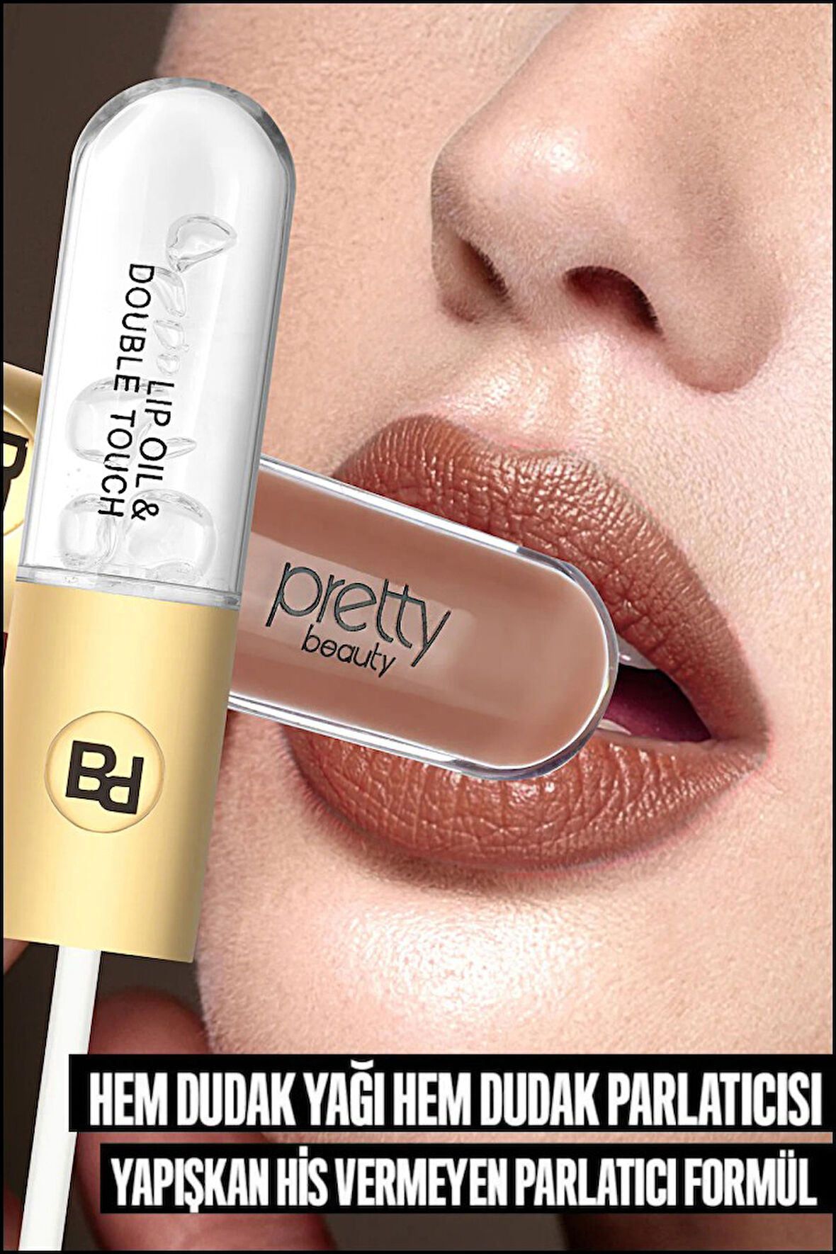 Pretty Beauty Çift Taraflı Mat Ruj & Lip Oil Pb-408A-04