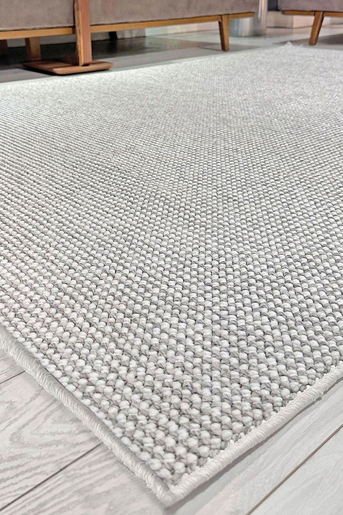 Nairobi Koyu Gri Salon Yolluk Koridor Yumuşak Dokulu Halı