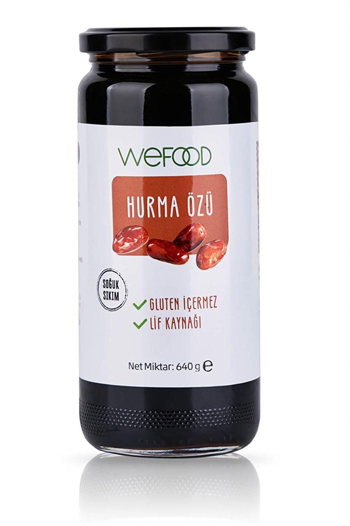 Wefood Hurma Özü 640 gr (Soğuk Sıkım)