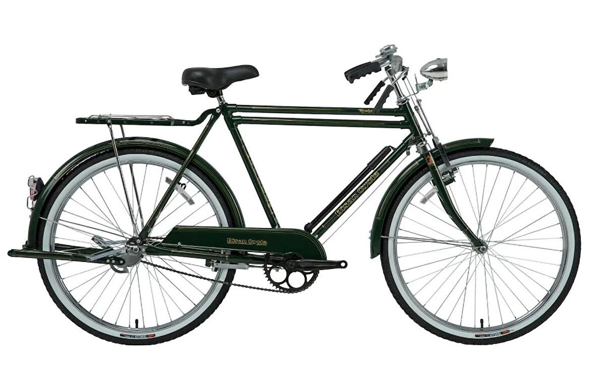 BİSAN ROADSTAR CLASSİC HİZMET BİSİKLETİ 58 CM ÇUBUK FREN 26 JANT 1 VİTES YEŞİL SİYAH GOLD