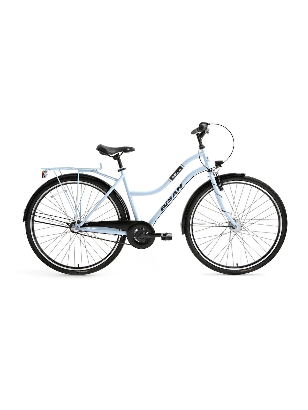 BİSAN BELLA ŞEHİR BİSİKLETİ 42 CM V 26 JANT 3 VİTES BUZ MAVİ SİYAH