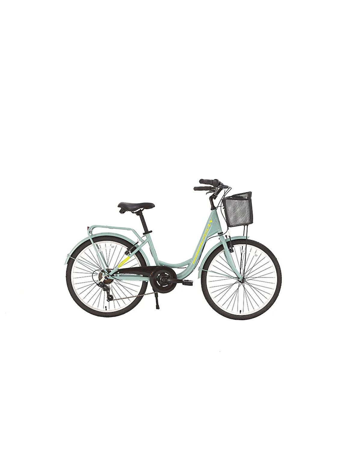 BİSAN SORRENTO-S ŞEHİR BİSİKLETİ 36 CM V 24 JANT 7 VİTES ÇAĞLA YEŞİLİ SARI