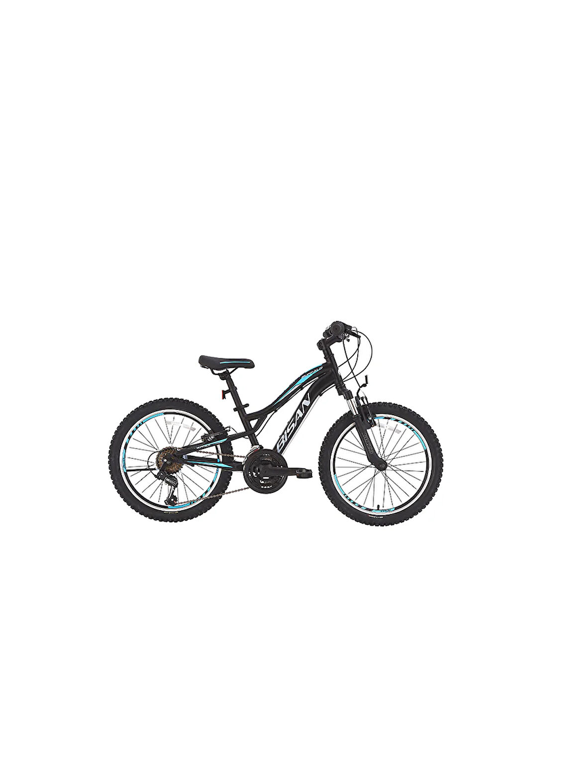 BİSAN BUFFALO ÇOCUK BİSİKLETİ 28 CM V 20 JANT 18 VİTES MAT SİYAH MAVİ
