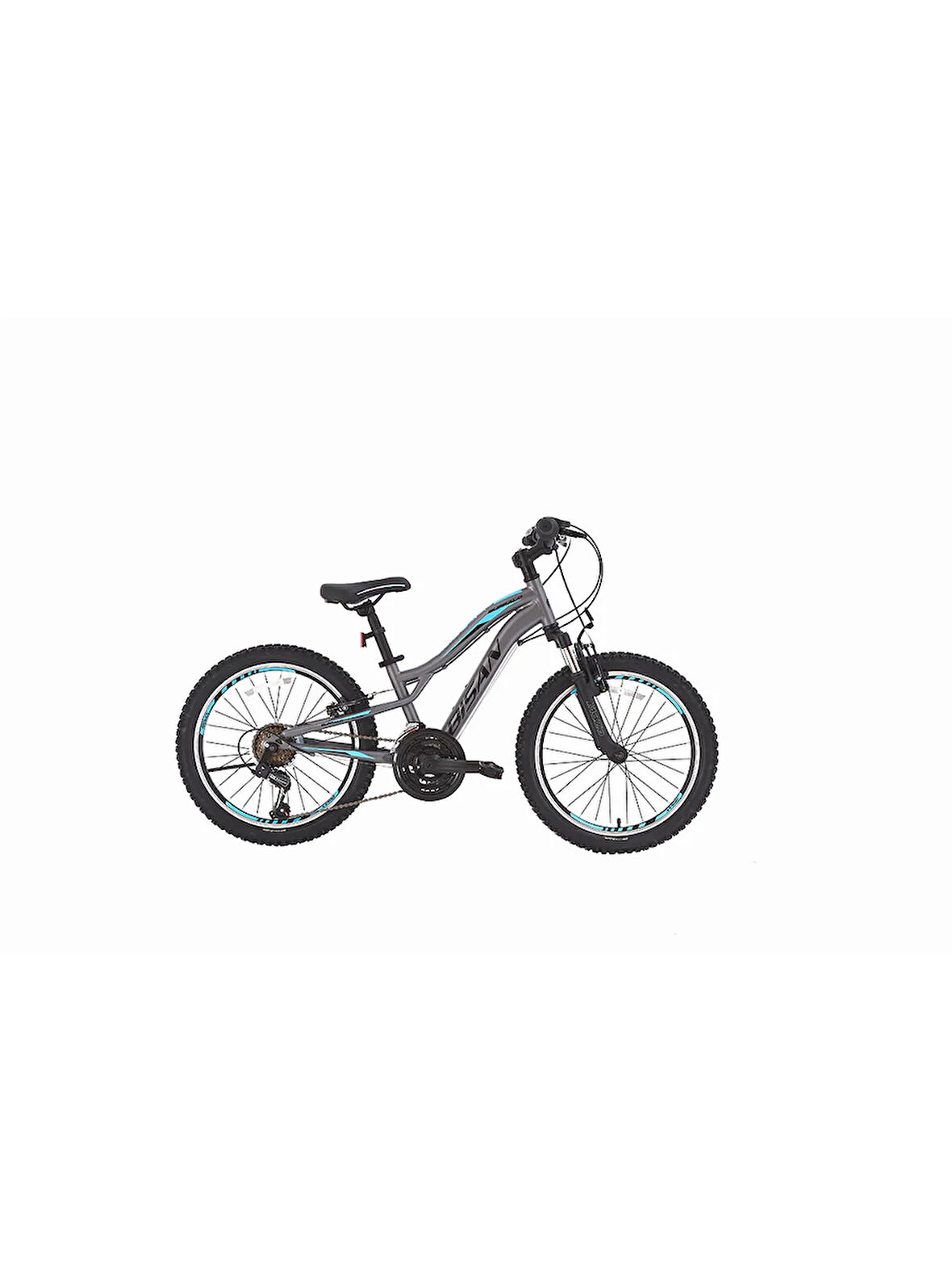 BİSAN BUFFALO ÇOCUK BİSİKLETİ 28 CM V 20 JANT 18 VİTES FÜME SİYAH MAVİ