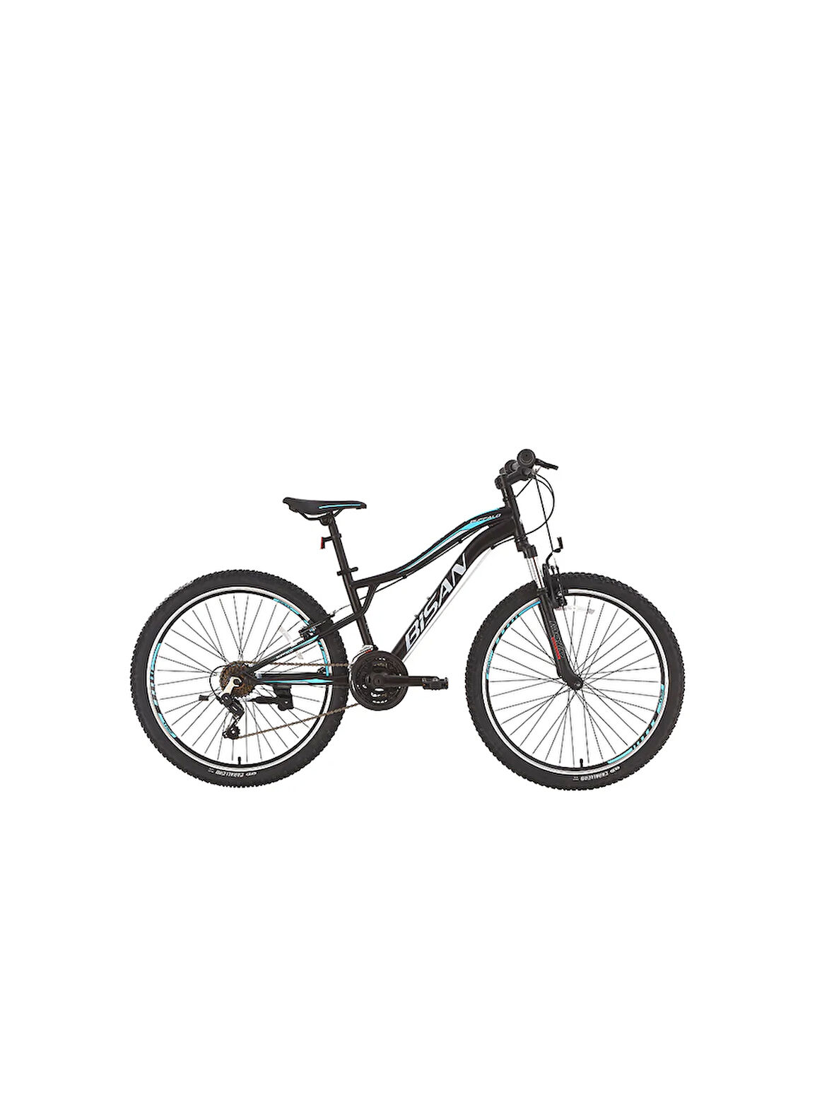 BİSAN BUFFALO DAĞ BİSİKLETİ 35 CM V 26 JANT 21 VİTES MAT SİYAH MAVİ