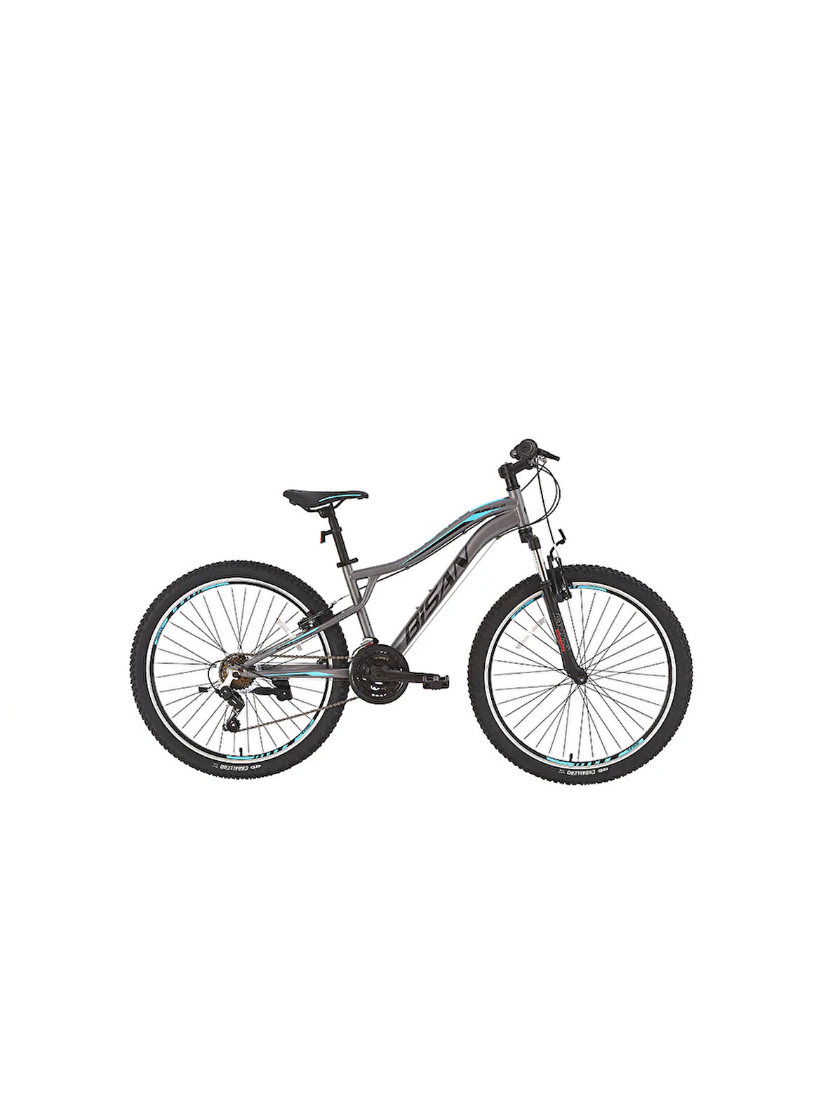 BİSAN BUFFALO DAĞ BİSİKLETİ 35 CM V 26 JANT 21 VİTES FÜME SİYAH MAVİ