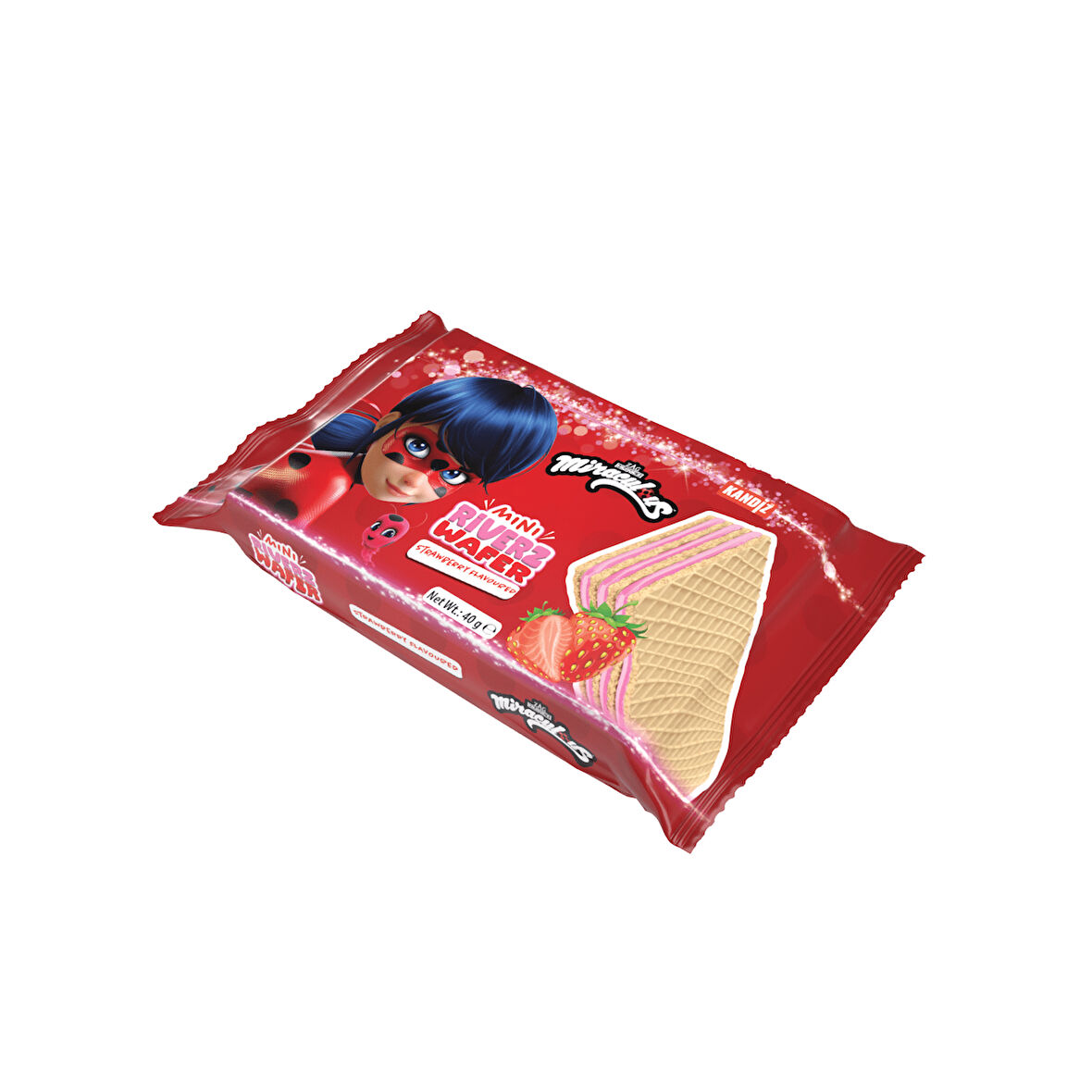 Riverz Wafer Strawberry Miraculous 40 Gr.