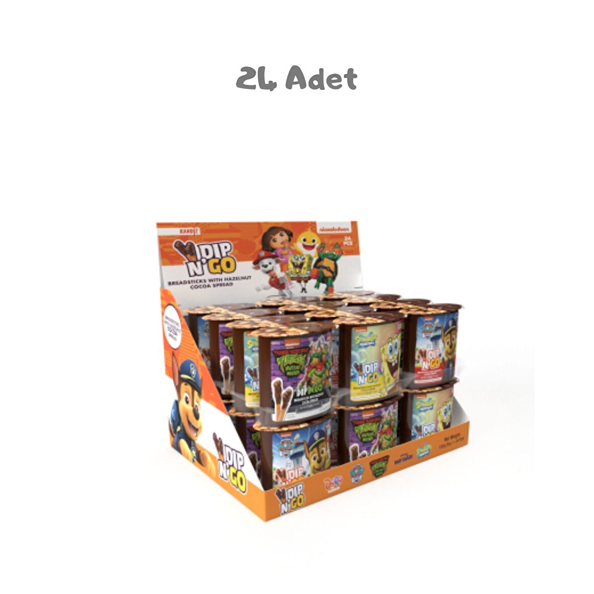 Nickelodeon Dipn Go Breadsticks (55 Gr)-24