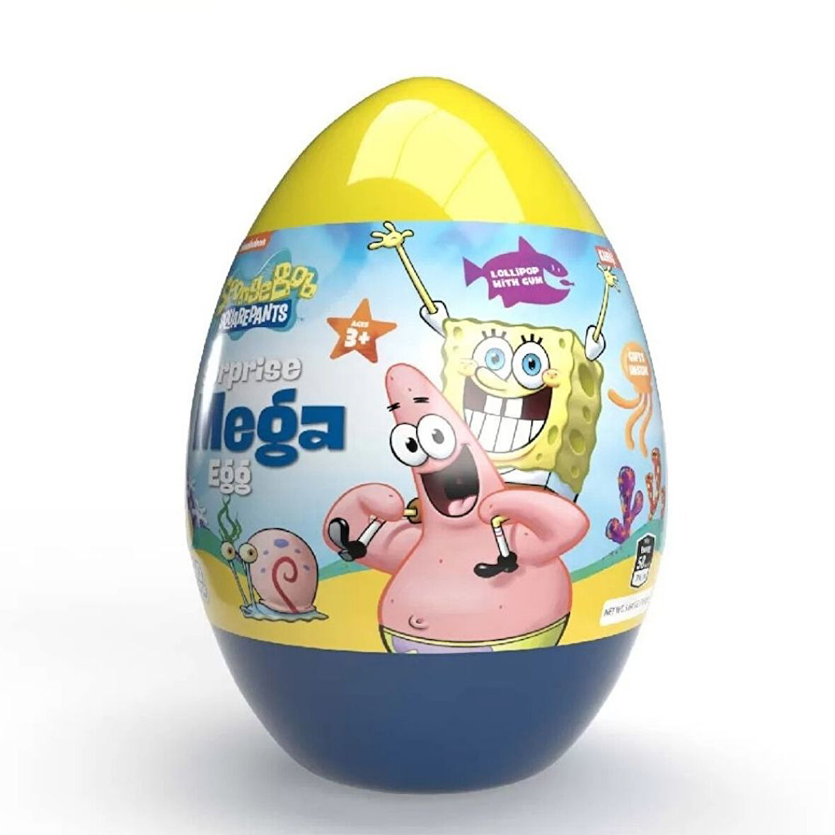 Surprise Mega Egg Nickelodeon 160g Sponge Pub