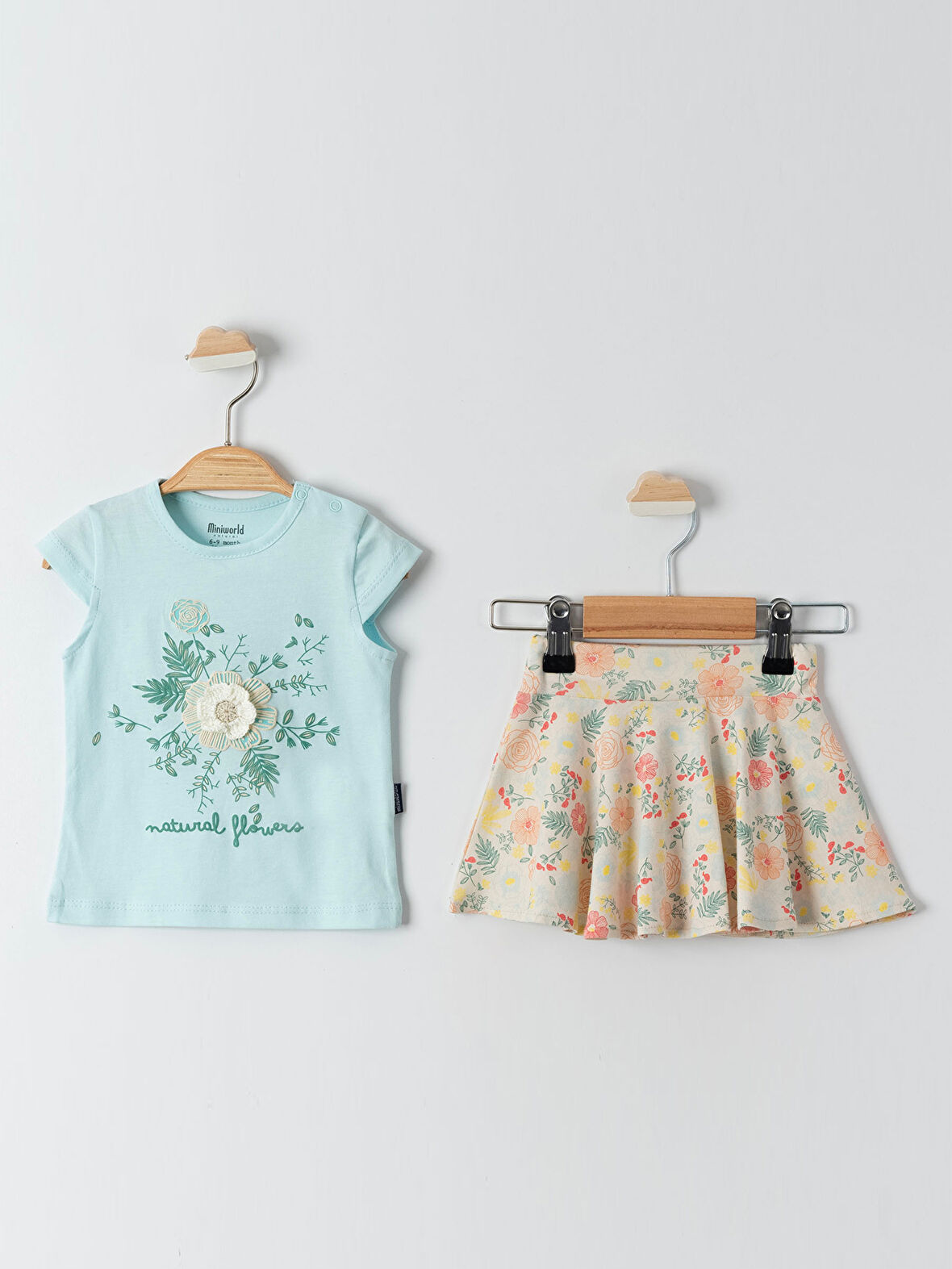Miniworld Kız Bebek Takım 6-18 Ay Mint