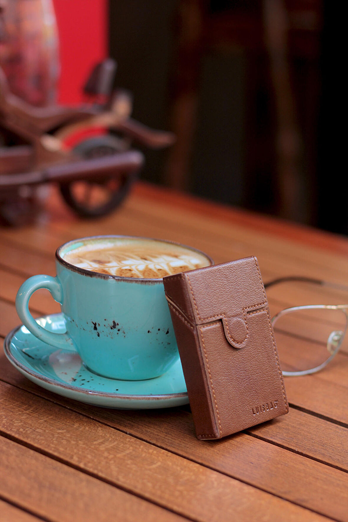 Luisbag Lüks Deri Kısa Slim Sigara Kutusu BP-4395LBS