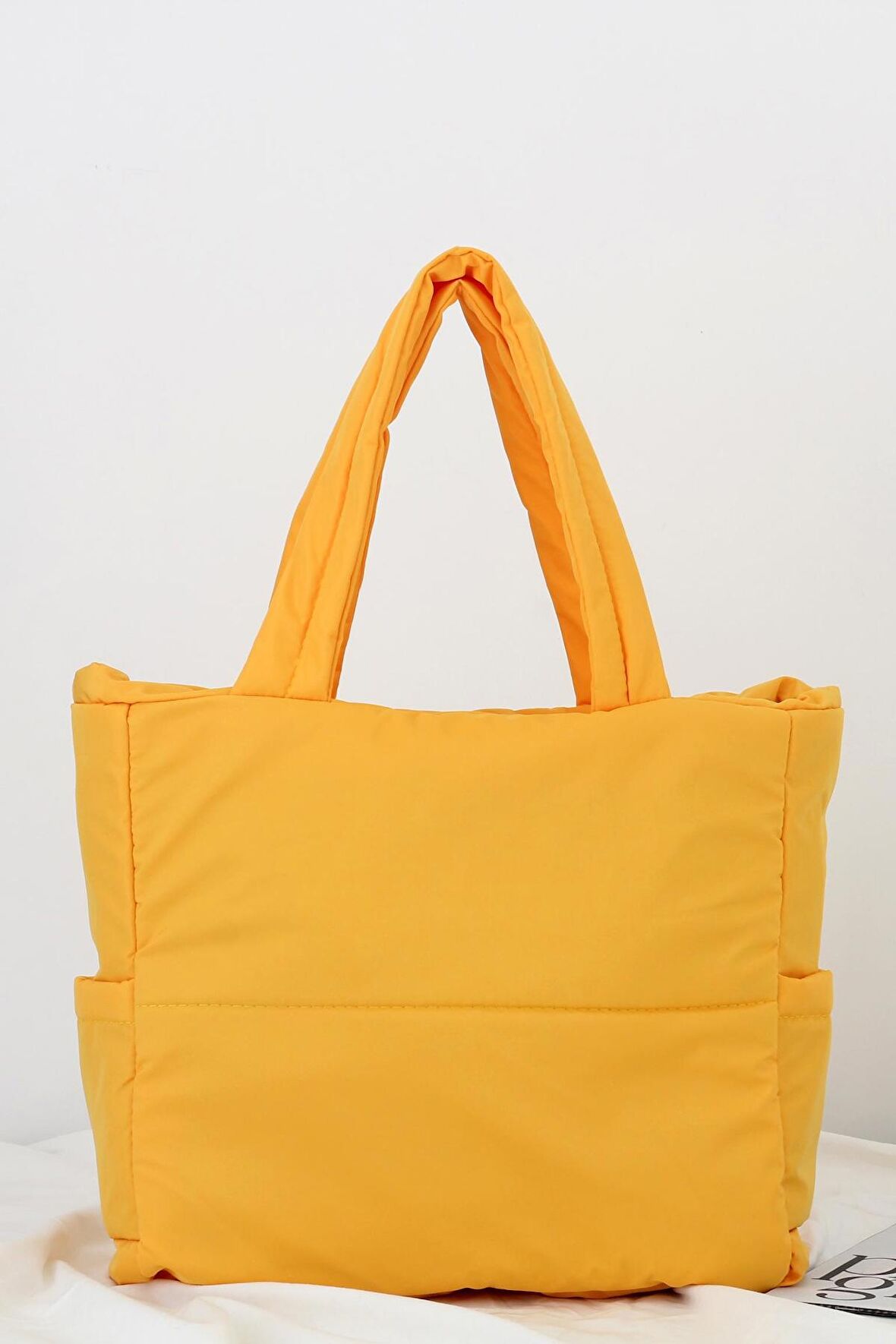 Yuto Kabartmalı Puf Kumaş Kadın Omuz Çantası BP-4497O