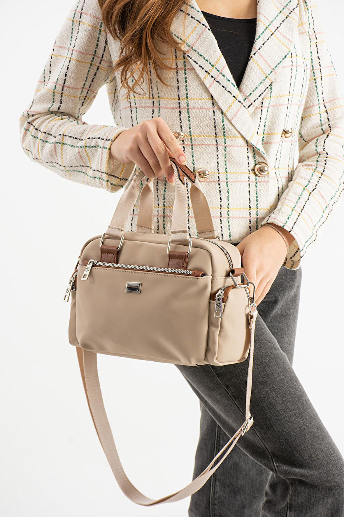 Cantona 5 Gözlü Kadın Omuz Çantası BP-4845O