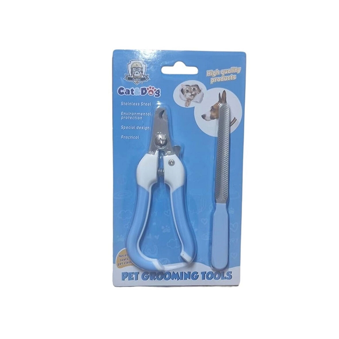 KL5005-A2 Törpülü Tırnak Makası Seti, Evcil Hayvanlar İçin Profesyonel Tırnak Bakım Seti