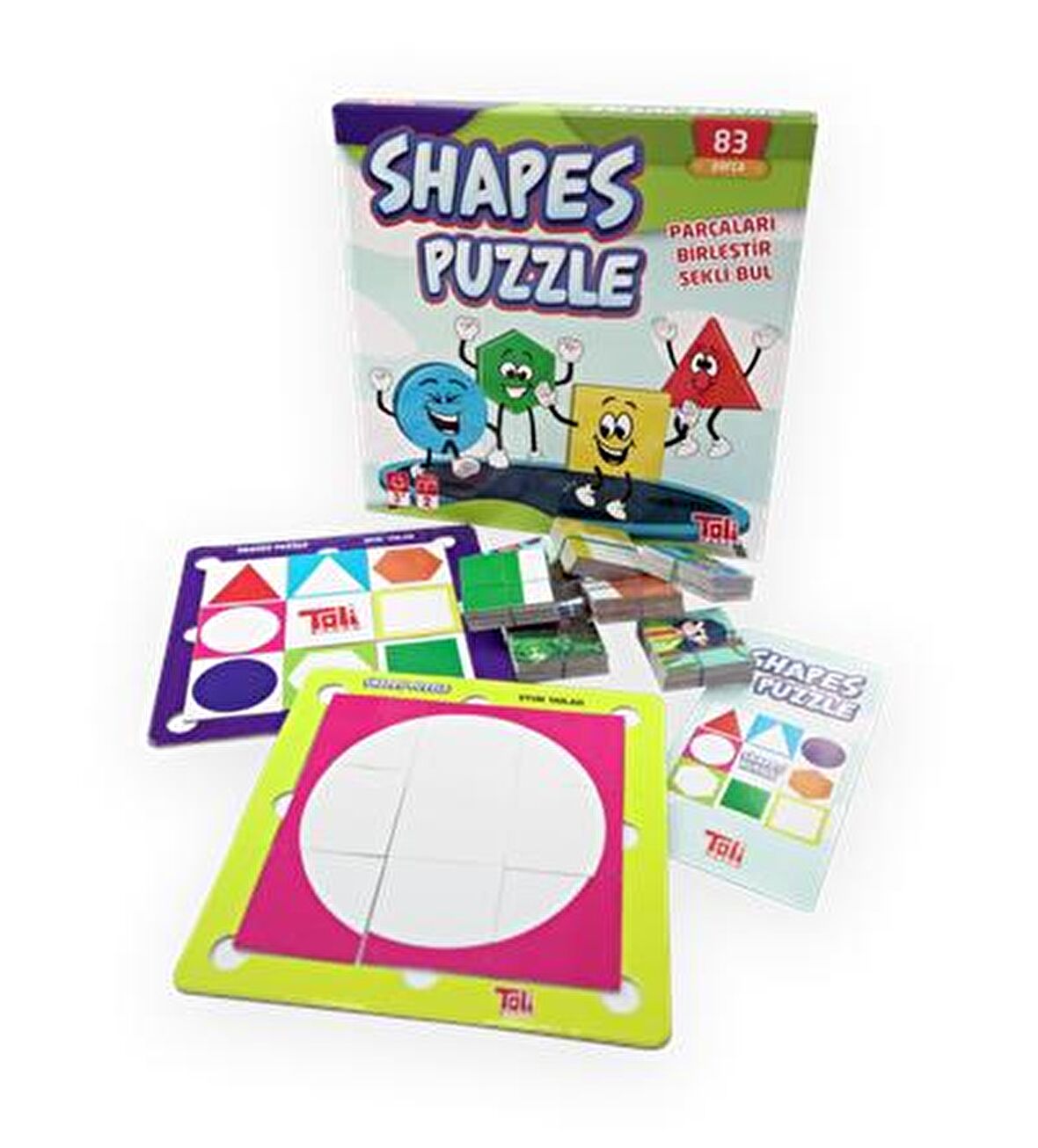 Shapes Puzzle Parça Birleştirme Zeka Oyunu