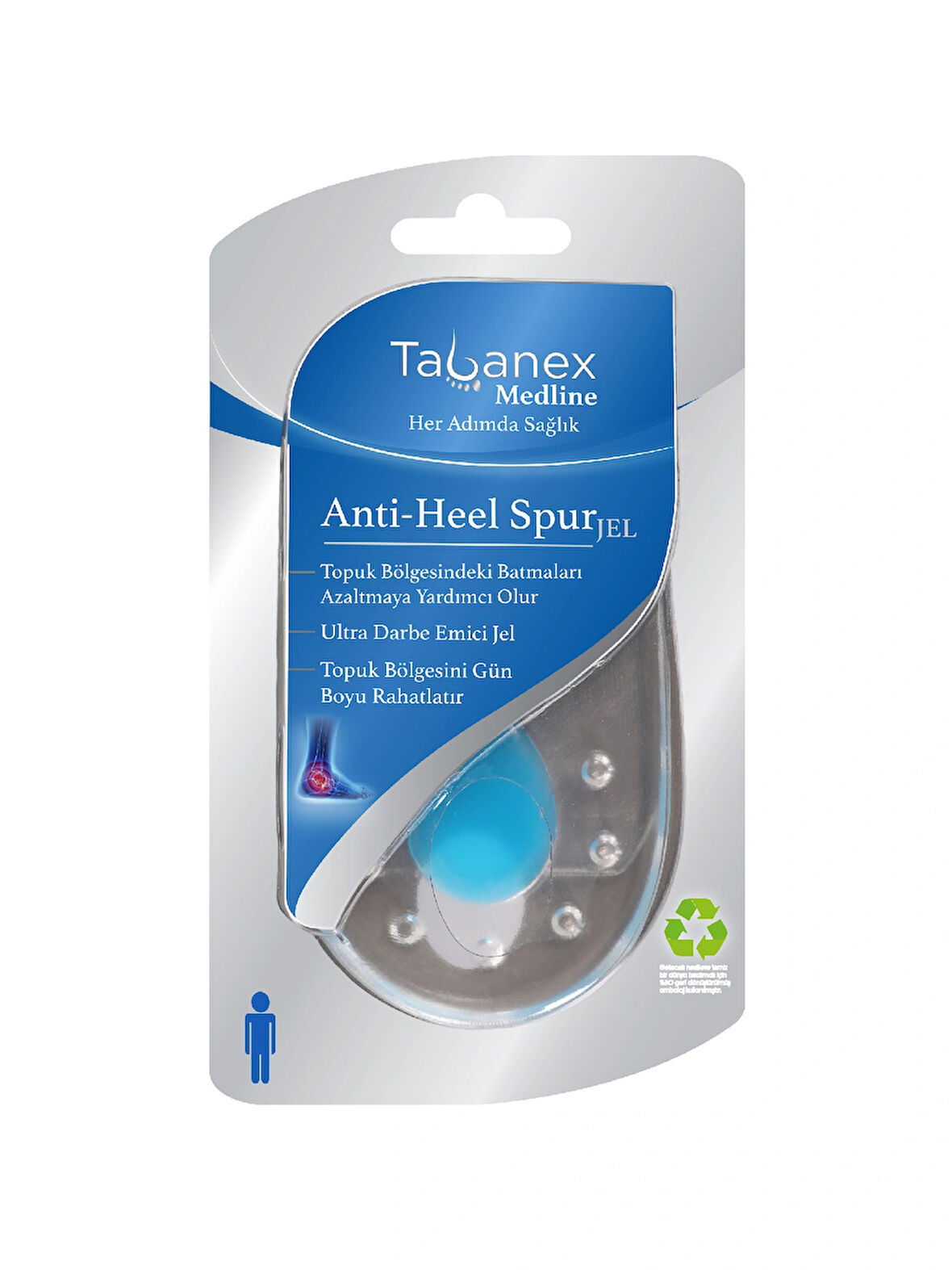 Medline Anti-heel Spur Jel - Erkek (Topuk Dikeni)