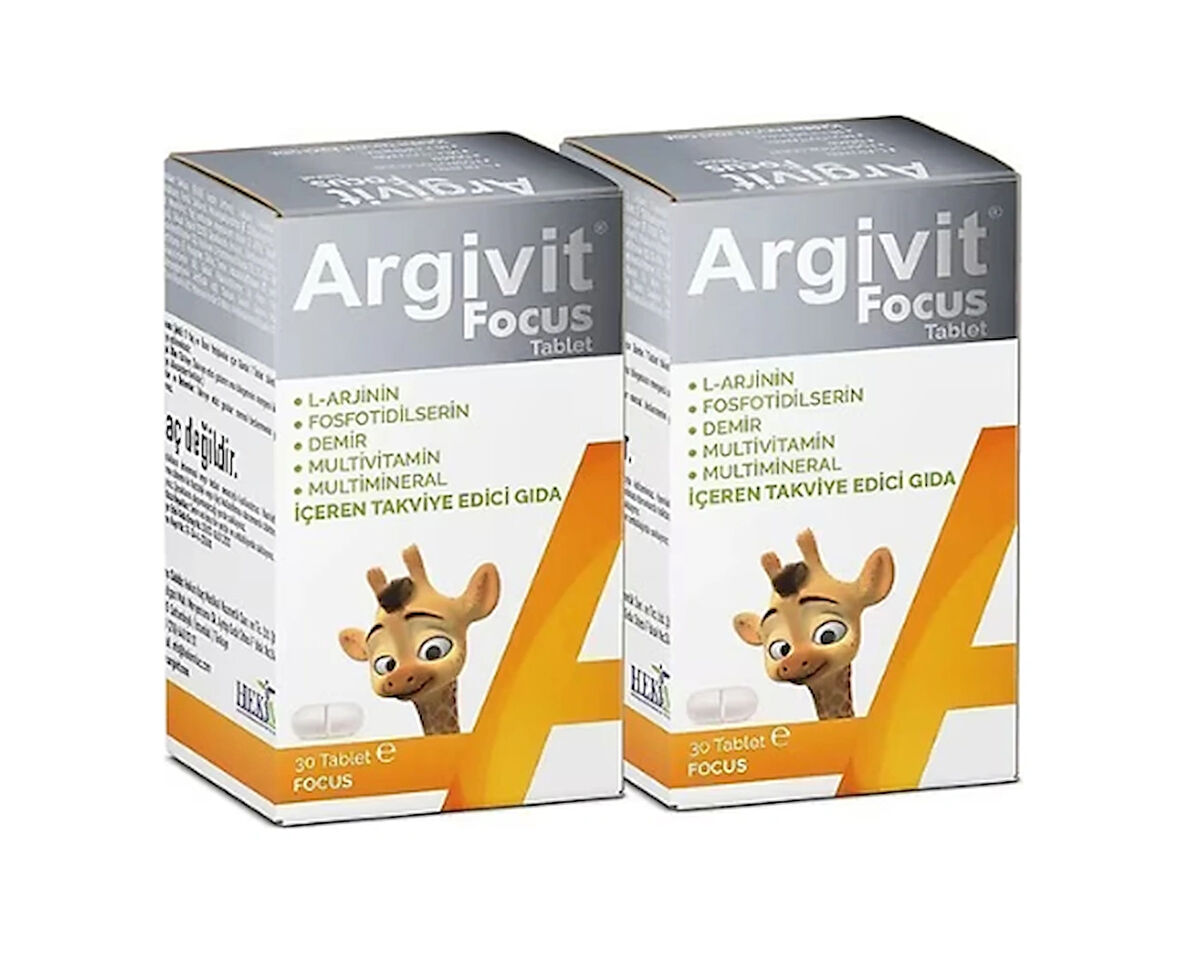 Argivit Focus 30 Tablet 2'li