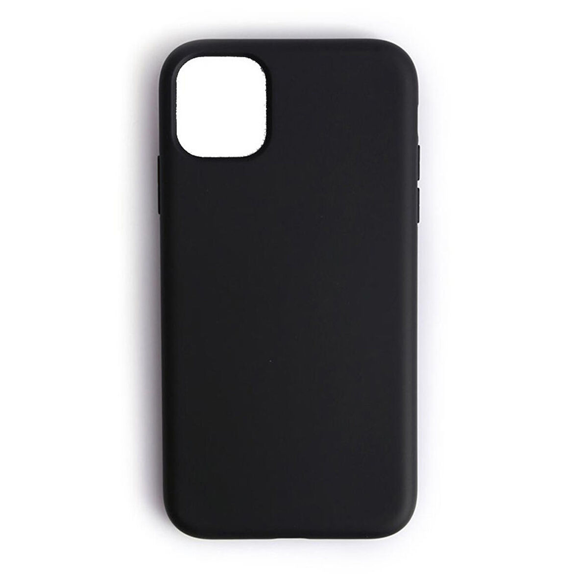 iPhone 11 ile Uyumlu Cappy Silikon Kılıf Siyah