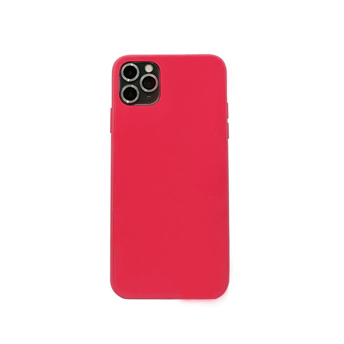 Apple iPhone 11 Pro Max Mint Silikon Kılıf - Pembe