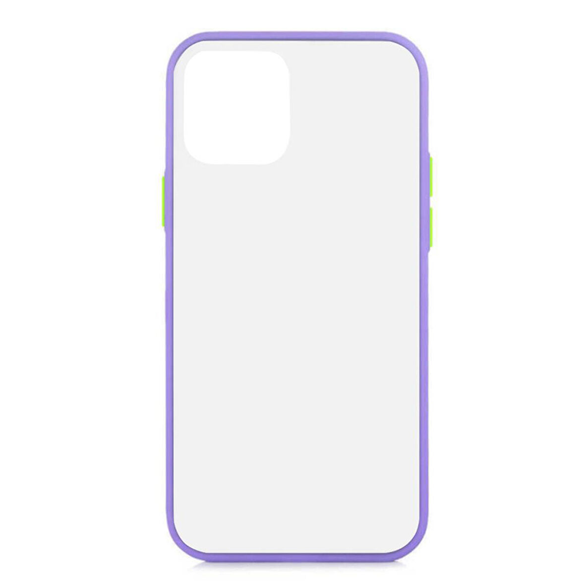 Apple iPhone 12 Pro Max Lent Silikon Kılıf (6.7") - Mor