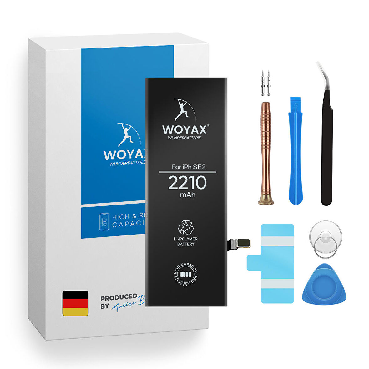 Woyax iPhone SE2 Uyumlu Premium Batarya 2210mAh