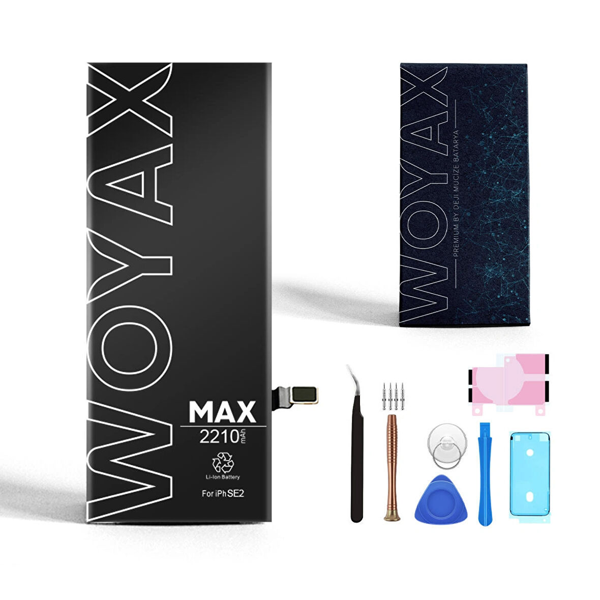 Woyax iPhone SE2 Uyumlu Premium Batarya 2210mAh
