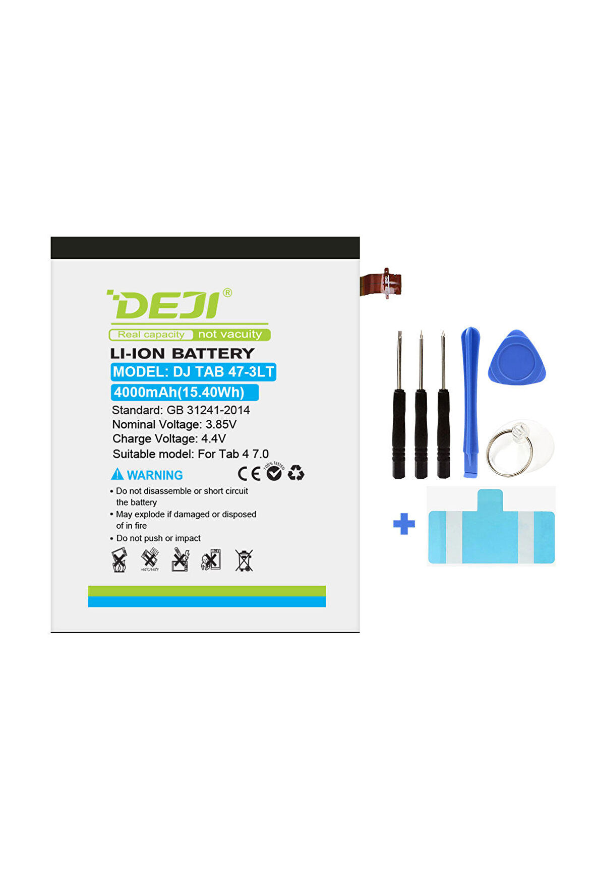 Deji Samsung Galaxy Tab 4 7.0 SM-T231 Batarya Mucize Batarya Deji