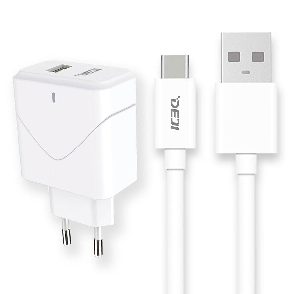 Deji Type-C 18 Watt Hızlı Şarj Aleti Beyaz