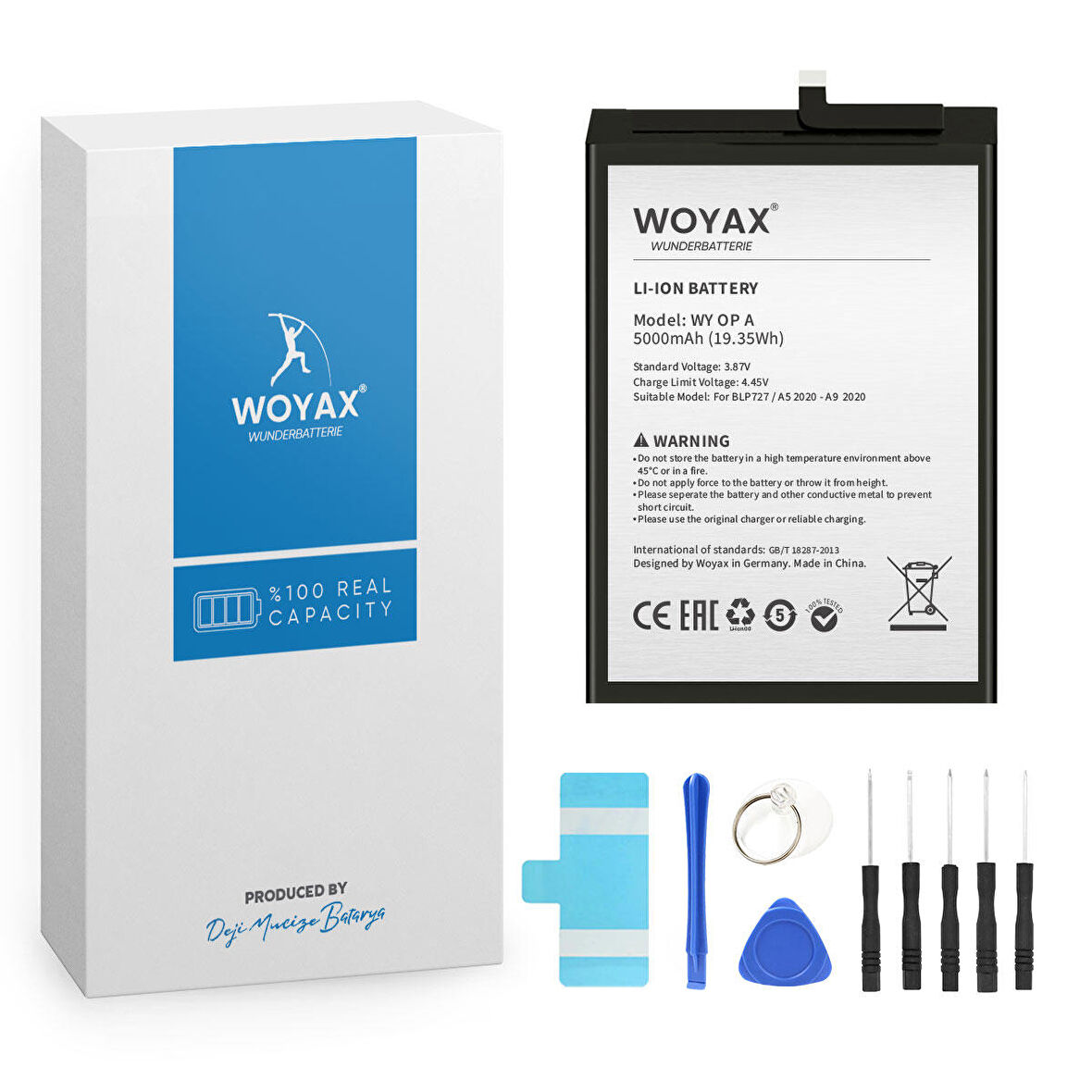 Woyax by Deji Oppo A5 2020 / Oppo A9 2020 Batarya