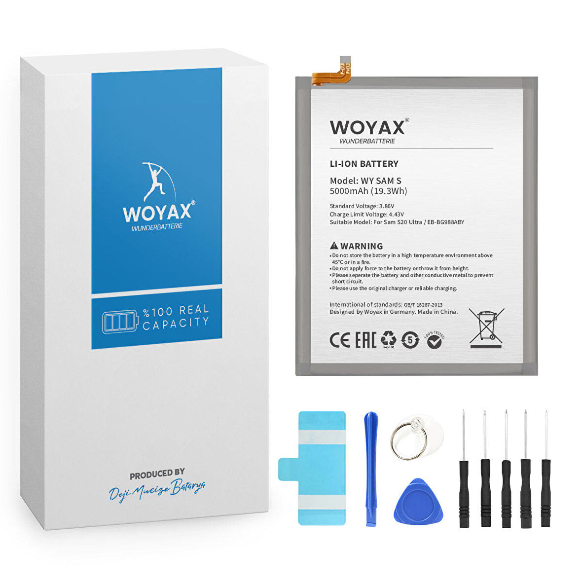 Woyax by Deji Samsung Galaxy S20 Ultra Batarya