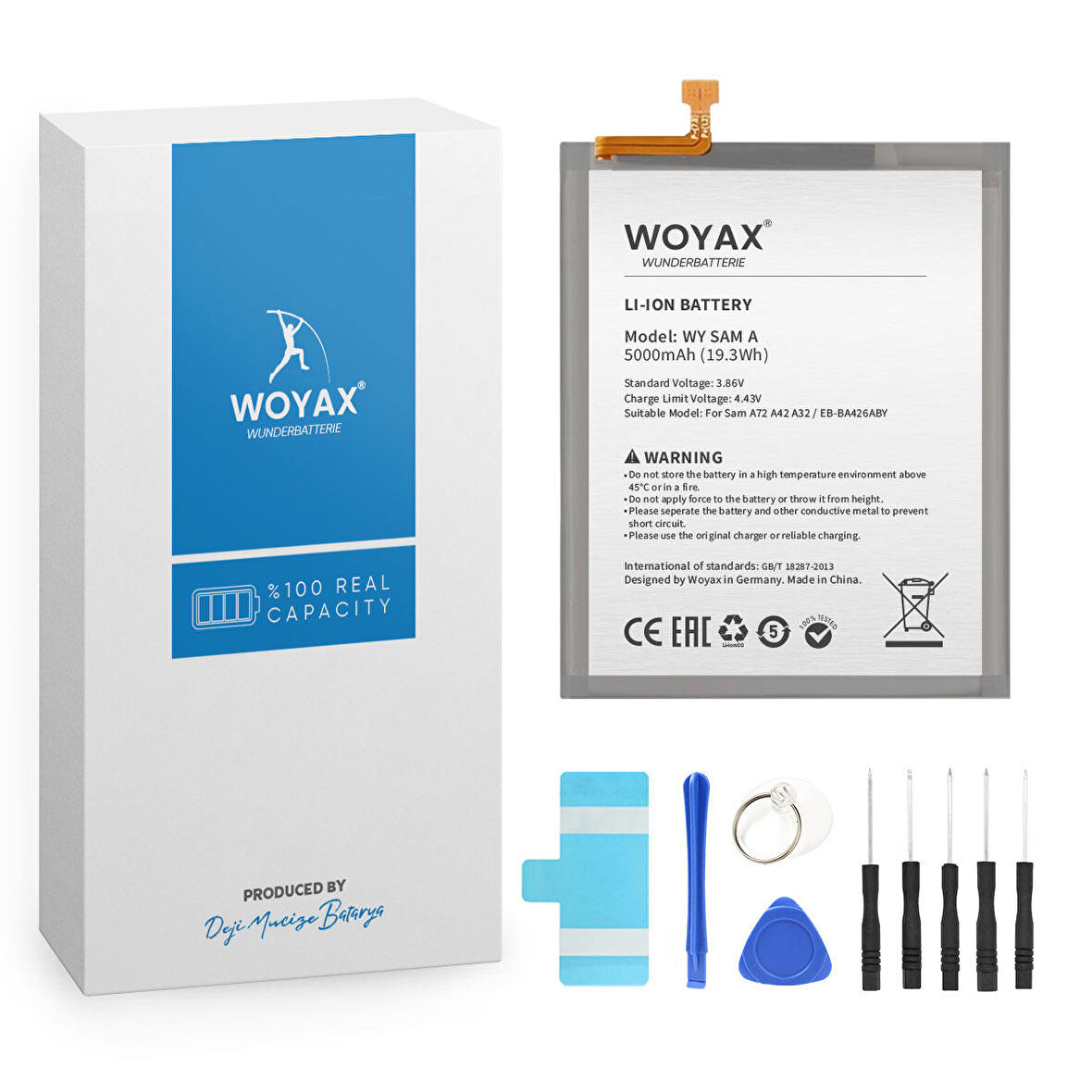 Woyax by Deji Samsung Galaxy A72 Batarya