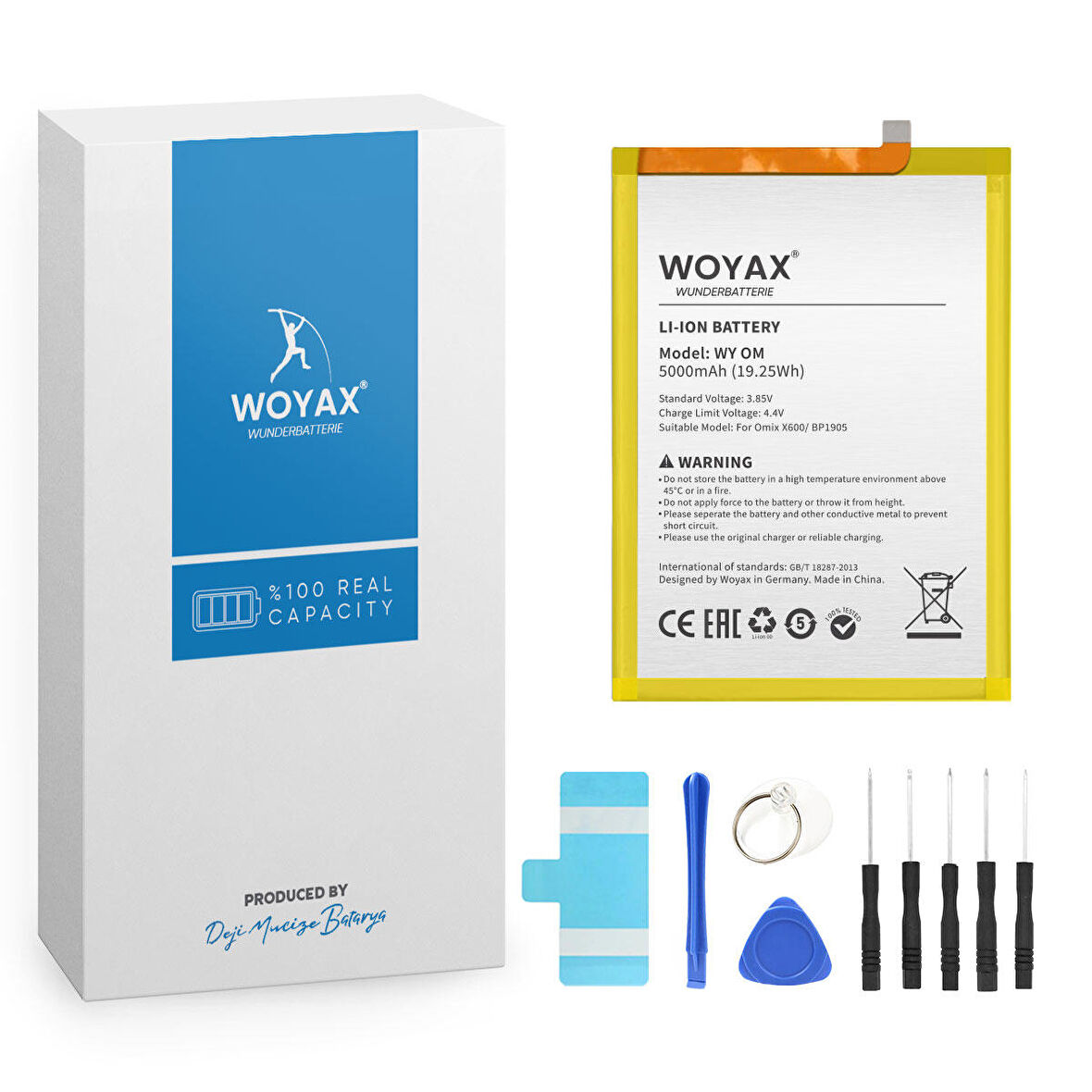 Woyax by Deji Omix X600 Batarya