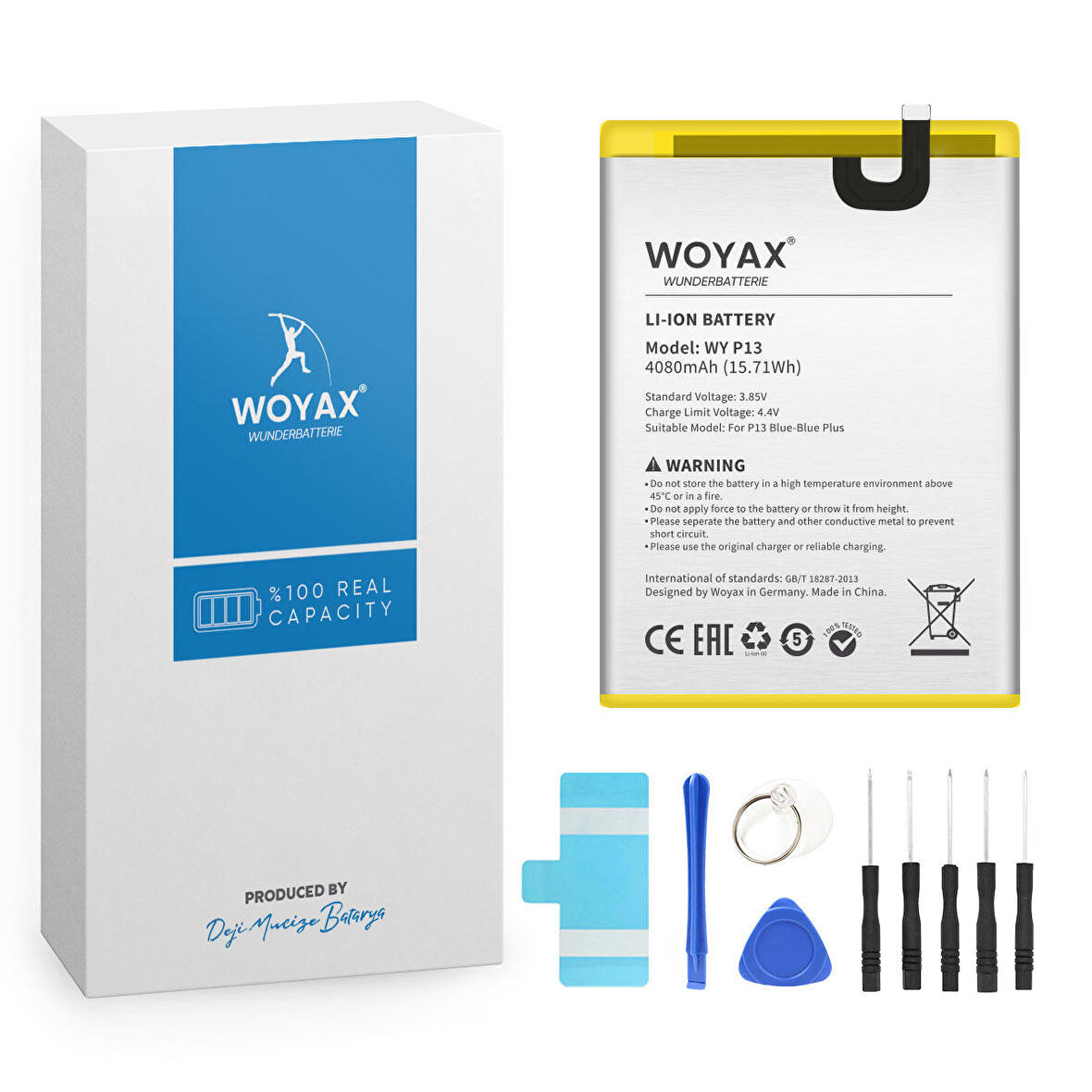 Woyax by Deji Reeder P13 Blue / Blue Plus Batarya