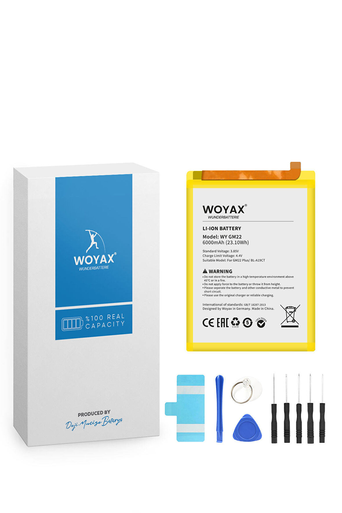 Woyax by Deji General Mobile GM22 Plus Batarya