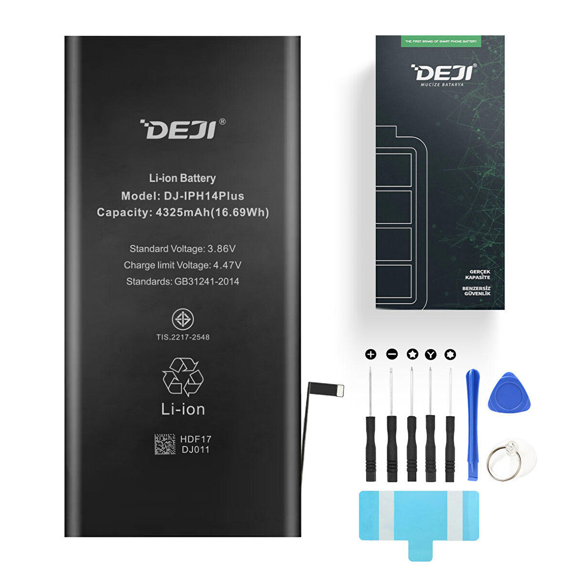 Deji iPhone 14 Plus Uyumlu Mucize Batarya - Orijinal mAh Kapasite