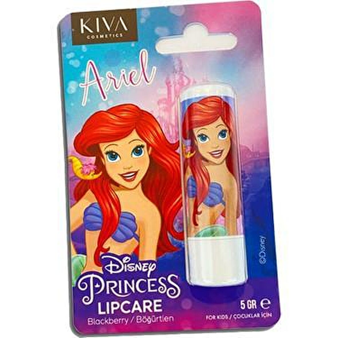 Disney Prıncess Ariel Lıpcare Böğürtlen Aromalı Dudak Koruyucu  5 Gr