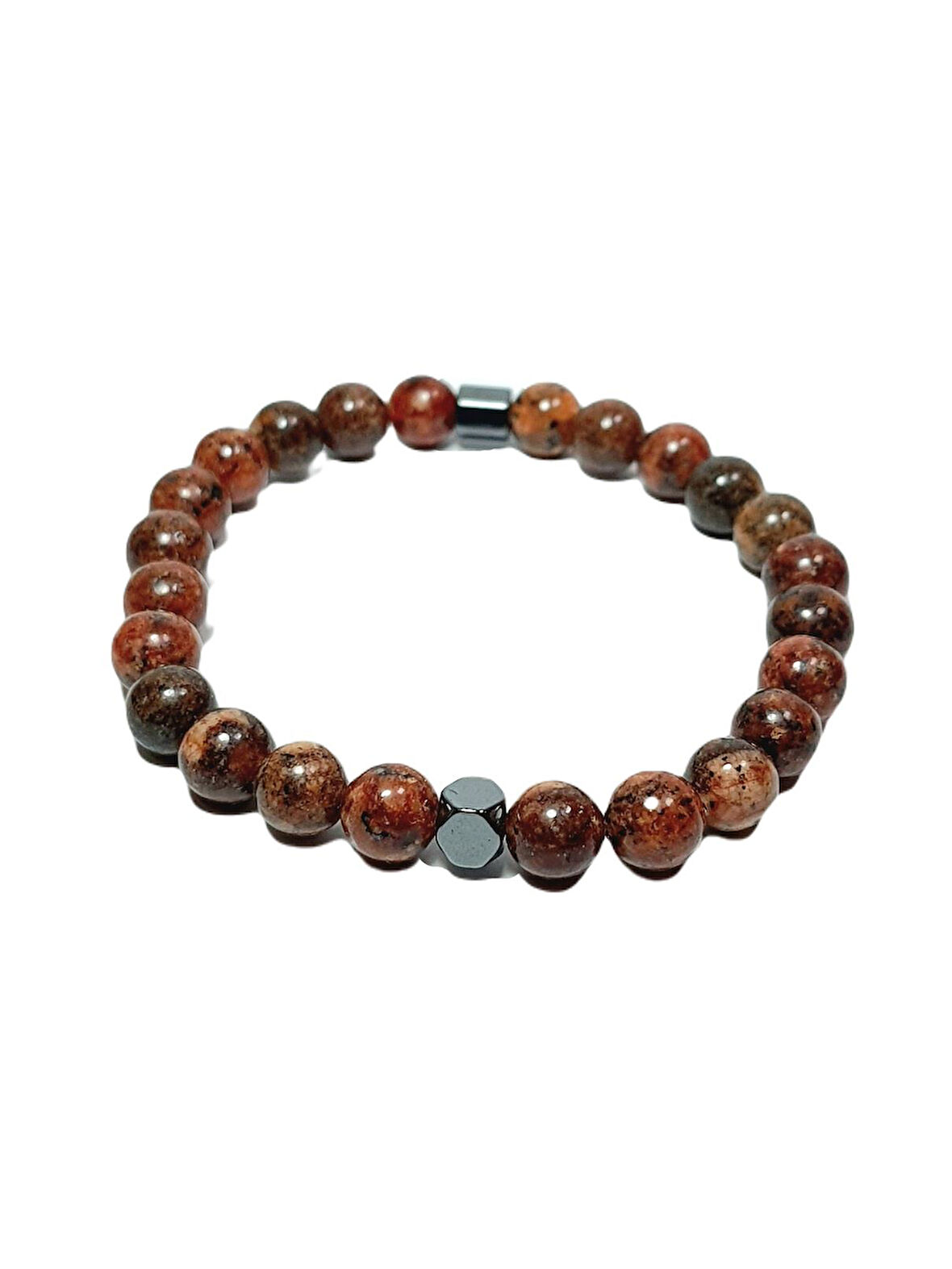 JTSS25DOB1553 CEYT HEMATİT TABA JANTİ DOĞALTAŞ BİLEKLİK