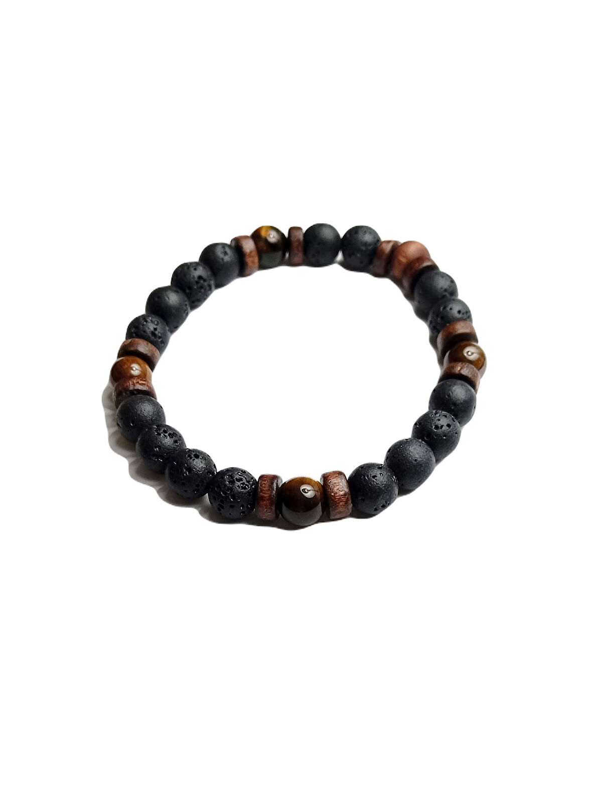 JTSS25DOB1569 KAPLANGÖZÜ MAZI AĞACI LAV SİYAH JANTİ DOĞALTAŞ BİLEKLİK