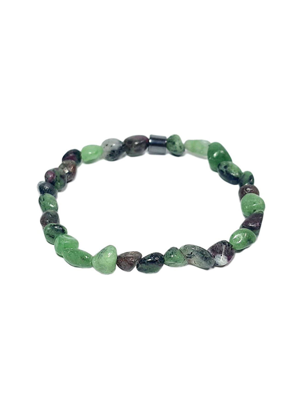 JTAW25BLK1584 ZOİSİT-ANYOLİT ve HEMATİT DOĞALTAŞ ESNEK TASARIM YEŞİL GARANTİLİ HEDİYE KUTULU JANTİ DOĞALTAŞ BİLEKLİK