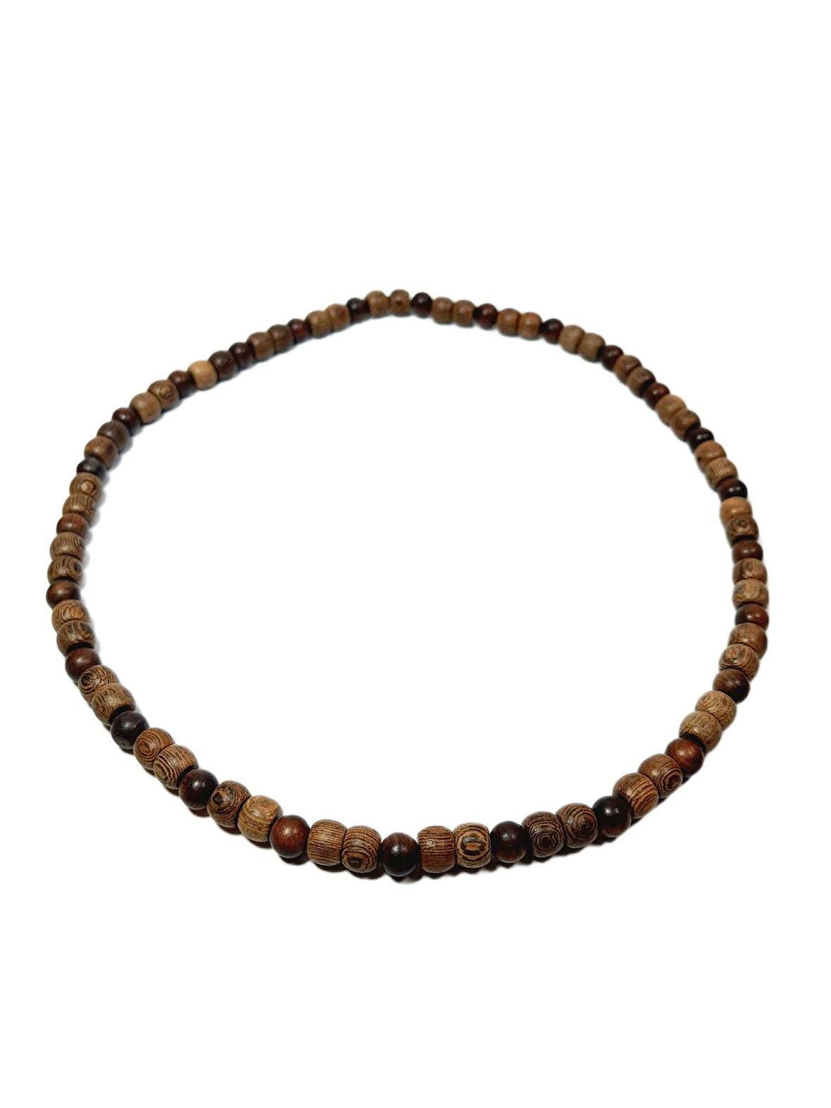 JTAW25KLY1599 AHŞAP DENİZ KABUĞU RETRO BOHEM ETNİK TASARIM KAHVERENGİ GARANTİLİ HEDİYE KUTULU JANTİ KOLYE